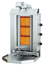 Gyros kebabgrill motor topp