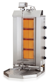Gyros kebabgrill motor topp