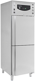 Kombiskap rustfritt, 2x 237L